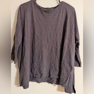Mersea Catalina Slub Tee in Gray/Charcoal One Size Fits All